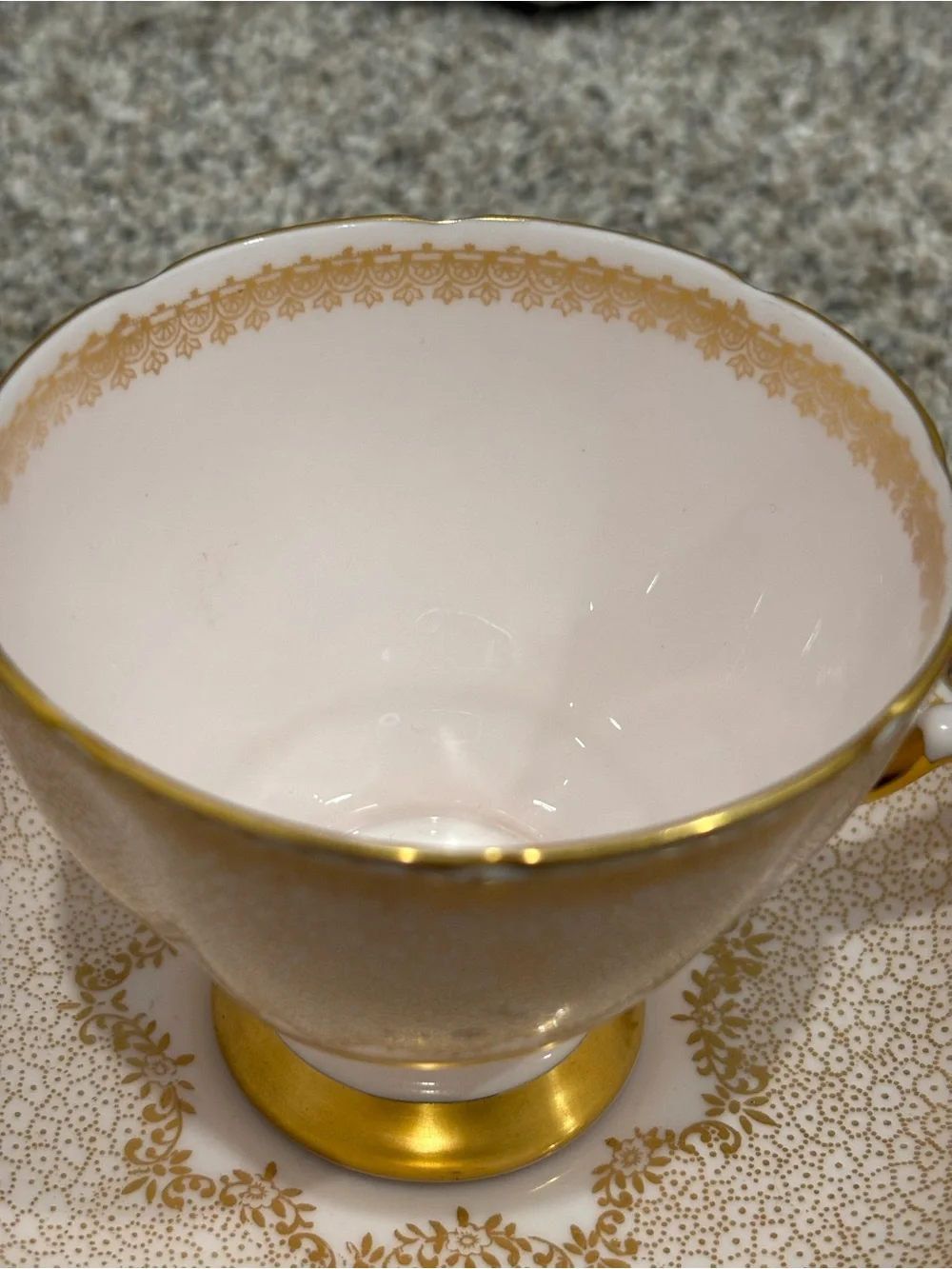 Vintage Tuscan Fine English Bone China Made in England Teacup & Saucer Set